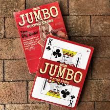 JUMBO - The Big Deal  (Oversized deck cards giant 6 by II inches)