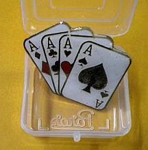 MAGICIANS LAPEL PIN (4 ACES)