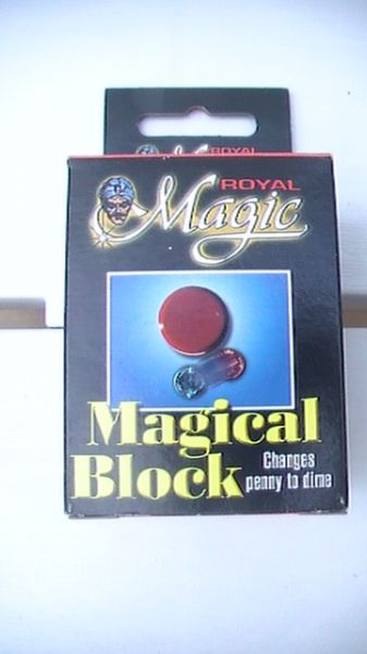 MAGICAL  BLOCK   (Changes penny to dime)