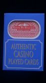 AUTHENTIC  CASINO  PLAYED  CARDS (Blue, yellow  and  black)